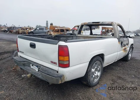 2001 GMC Sierra 1500 Sl из США, поврежденный, VIN 1GTEC14V31E900985